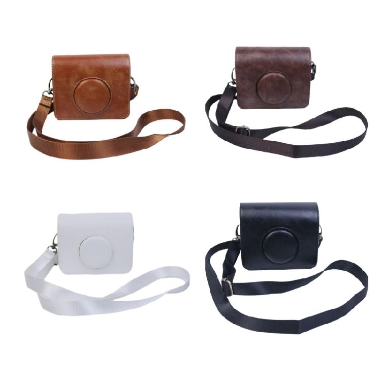 PU Leather Camera Case for Mini EVO Instant Camera with Adjustable Strap