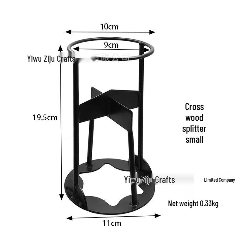 Portable Firewood Splitter: Efficient Manual Wood Separator for Outdoor and Household Use