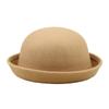 Kids' Black Party Hat Magician Derby Hat Short Brim Fedora Top Hat for Dress Up and Victorian Costume Parties