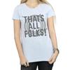 Looney Tunes Womens/Ladies That´s All Folks Text Cotton T-Shirt