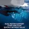 High Speed RC Boat 2.4GHz Remote Control Aircraft Carrier Warship S19 Electric Water Toy RTF Dual Motor Gift for Boys
