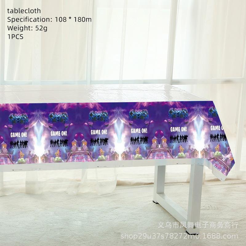 Fortnite Jocul Calamar Set Veselă Fâșii Hârtie Cupă de Hârtie de Unică Folosință Decorațiuni Petrecere de Ziua de Naștere