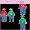 Macacão de Algodão Desenho Animado Super Mario Para Bebês Roupa Cosplay Para Meninos e Meninas