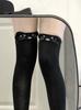 Kawaii Cartoon Cat Panda Thigh High Socks Over Knee Elastic Stockings Women Girls Autumn Winter Solid Color Warm Tights Cute