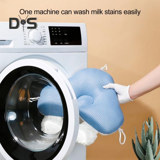 Soothing Baby Sleep Pillow for Correct Head Shape U-Shaped Design To Prevent Flat Heads Prevent Rolling Falling Double-Sided for Heating Cooling