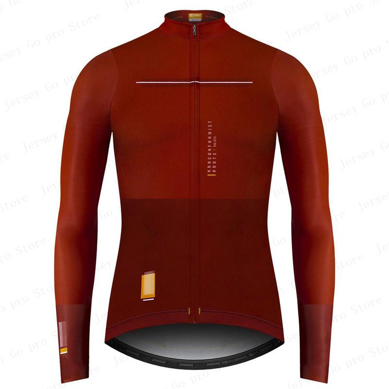 2026 Spring/Autumn Triathlon Men Long Sleeve Cycling Clothing Breathable Anti-UV Bicycle Jersey Set Wear Bib Pants Ropa Ciclismo