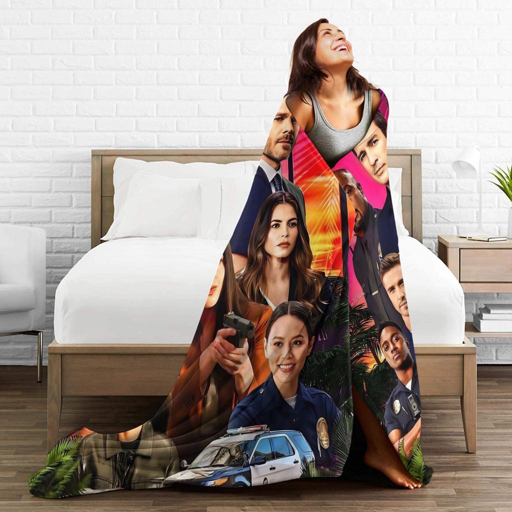Super Warm Blankets Travel The Rookie Micro Throw Blanket Flannel Bedspread For Couch Bed Street Trend Sofa Bed Cover