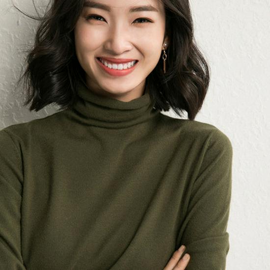 Autumn/Winter Women's Slim Fit High Neck Turtleneck Sweater Knitwear