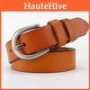 Womens Leather Genuine Waist Belt Alloy Buckle Everyday Casual Decoration Wear