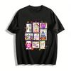 Autumn Limited Anime Style Printed Top Cool Huntrax Saja Boys Theme Vintage Vibe T-Shirt Pure Cotton T-shirt