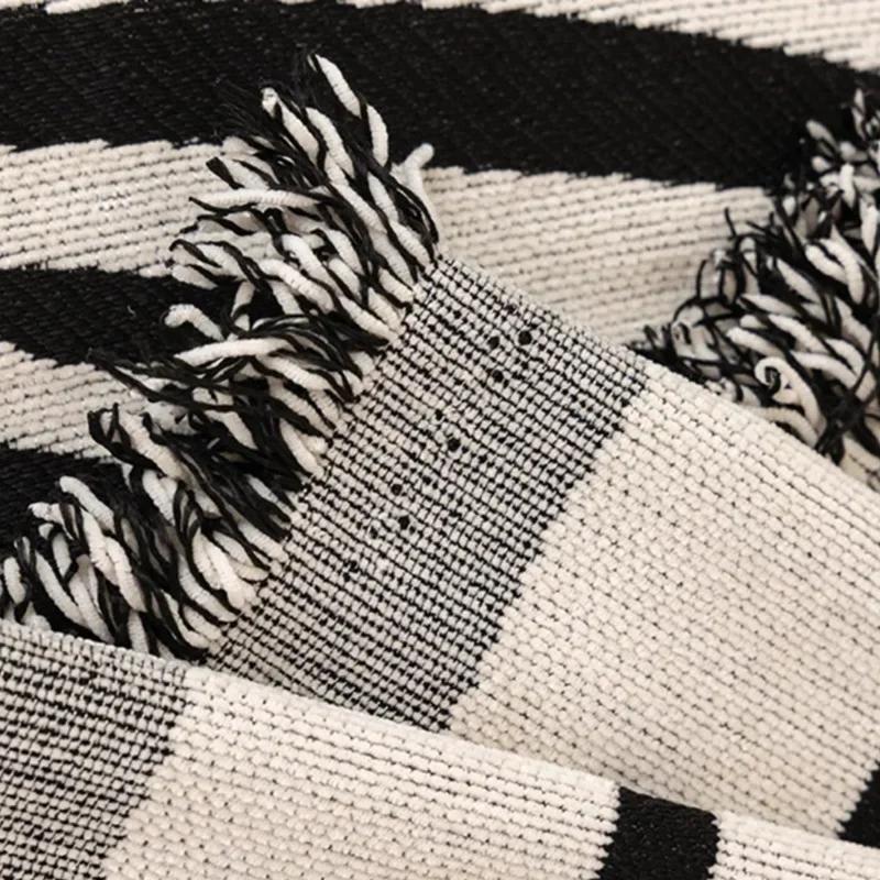Chenille Tassel Sofa Blanket All-inclusive Universal Sofa Covers INS Style Double Side Throw Blankets for Office Bed Camping