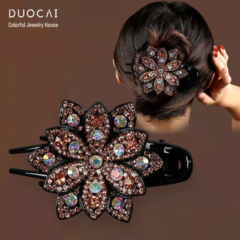 Strass Schnabelspange Klaue: Hochsteckfrisur Fixierer Haarklammer & Haarnadel Kopfschmuck