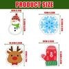 Holiday Themed Snowman/Snowflake/Glove/Deer Sponge Made From High Density Durability For Safe And Efficient Cleaning