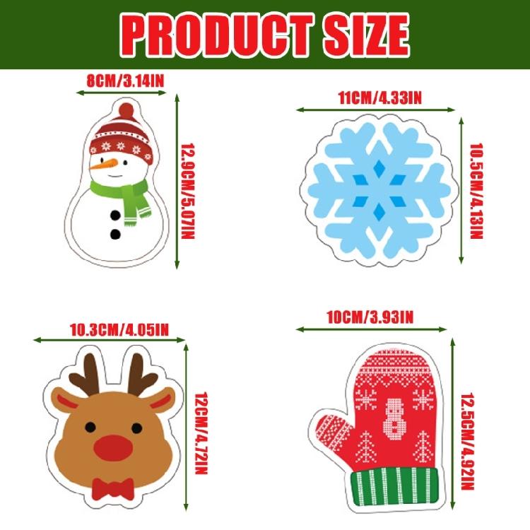 Holiday Themed Snowman/Snowflake/Glove/Deer Sponge Made From High Density Durability For Safe And Efficient Cleaning
