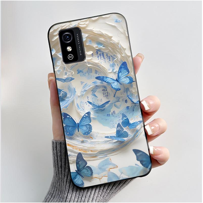 Cute Cartoon Case For ZTE Blade L9 Fundas Capa Printing Shell Protective Cover Soft Silicone Black Casing Shockproof Coque