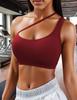 European & American One-Shoulder Sports Bra: Sexy, High-Impact, Back-Enhancing Yoga Wear for Women