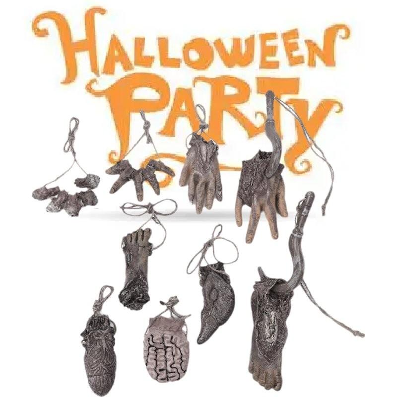 Gruesome And Eye-catching Halloween Decoration Props Featuring Severed Fingers And Limbs