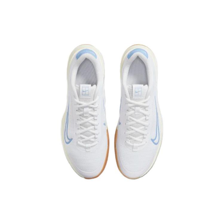 New Nike Court Vapor Lite 2 Hc White Sail Gum Light Brown Light Blue DV2018-107