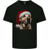 Christmas Golden Labrador Xmas Hat Dog Unisexs Light Cotton TShirt