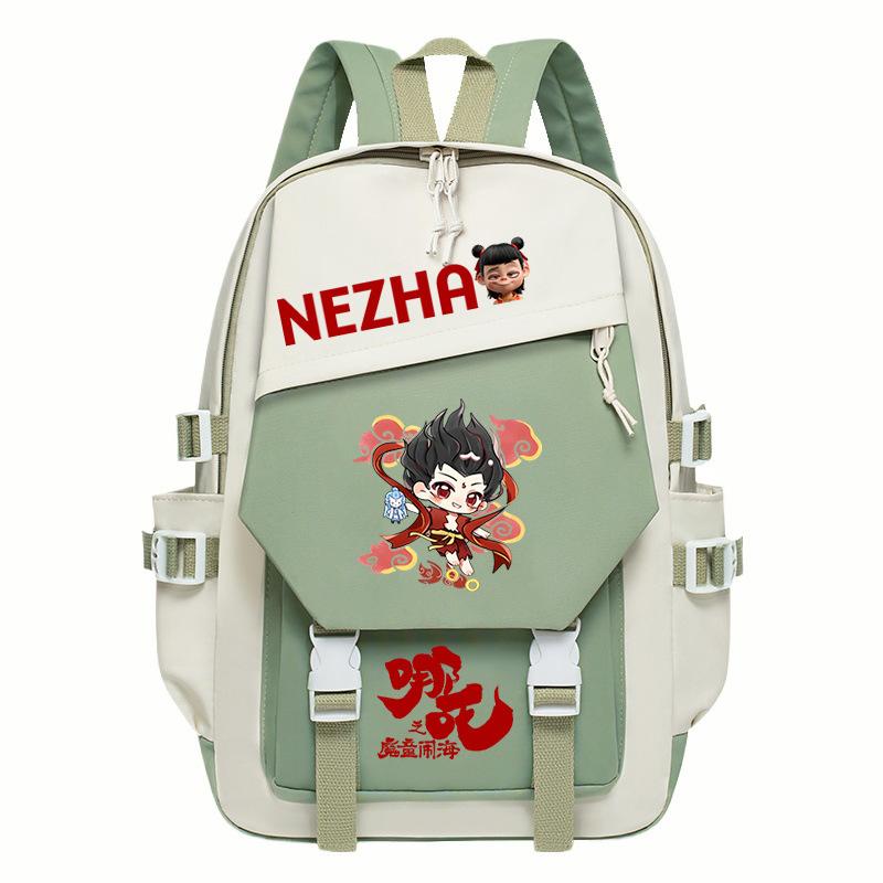 Nezha's Devil's Child Haohai School Bag Primary School Students Large Capacity Backpack Children's School Backpack Trend Fashion