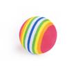 Rainbow Toy Ball, Cat Solid Elastic Ball Pet Supplies Kitten Puppy Ball Toy Cat Ball EVA Floating Water