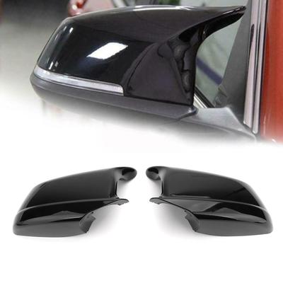 Door Side Wing Mirror Cover Cap Black For BMW 5 Series F10/F11/F18 Pre-LCI 11-13