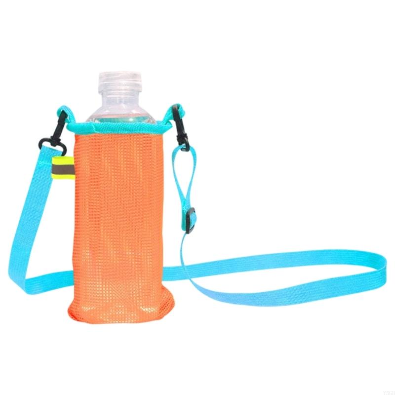 Porte-bouteille d'eau adapté aux enfants Sangle réglable ergonomique Nylon extérieur Manchon pour tasse/boisson Pour usage quotidien Y5GB