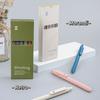 Morandi Renkli Jel Mürekkepli Tükenmez Kalemler, Plastik, Hızlı Kuruyan, Orta Uçlu, 5'li Paket Set, 0.5mm Siyah Mürekkep