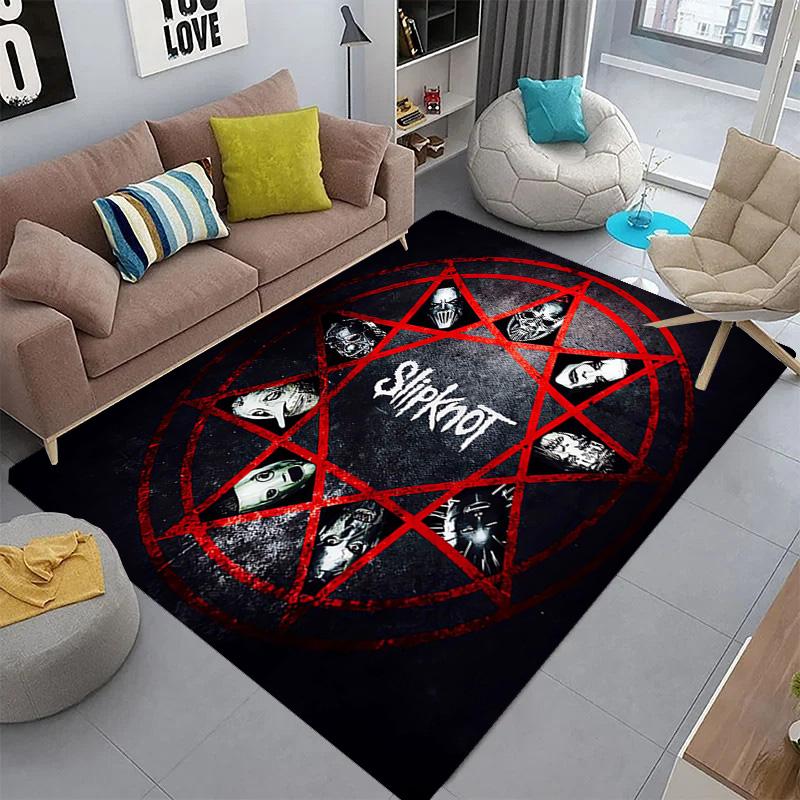 Slipknot: Chaos Rebellion carpet printing Suitable for all seasons Dormitory decoration Christmas gifts Bathroom mat