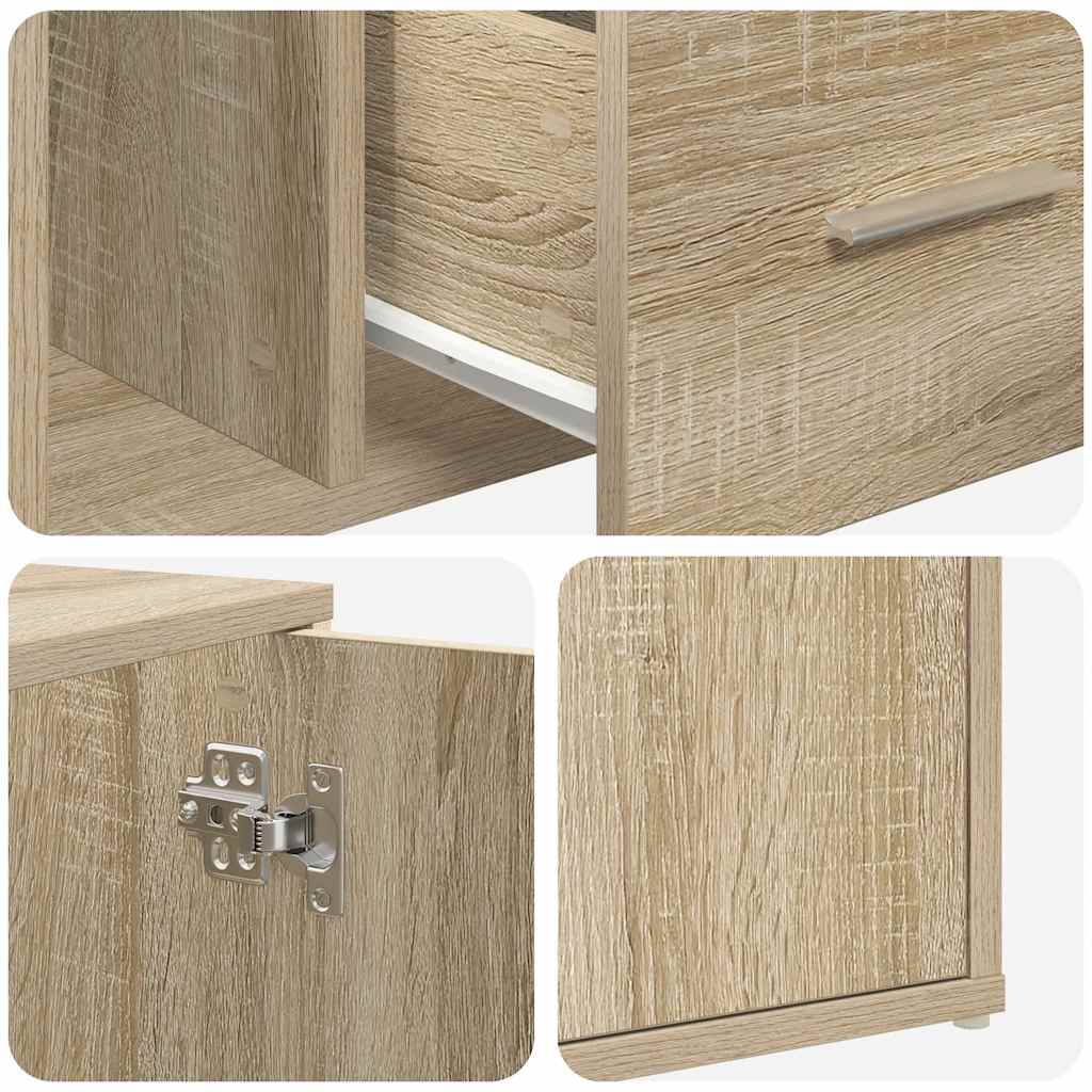 Eckregal Sonoma Eiche 160 x 40 x 45 cm Spanplatte