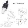 Car Manic 2Pcs Windshield Wiper Washer Non Return Check Valve Improve Glass Washer For Hyundai Getz Part Code 85321-26020