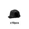 MOC City Small Particles Building Blocks Boys Girls Figures Accessories Curly Hair Beard Set Mini Bricks Toys Gifts For Kids G01