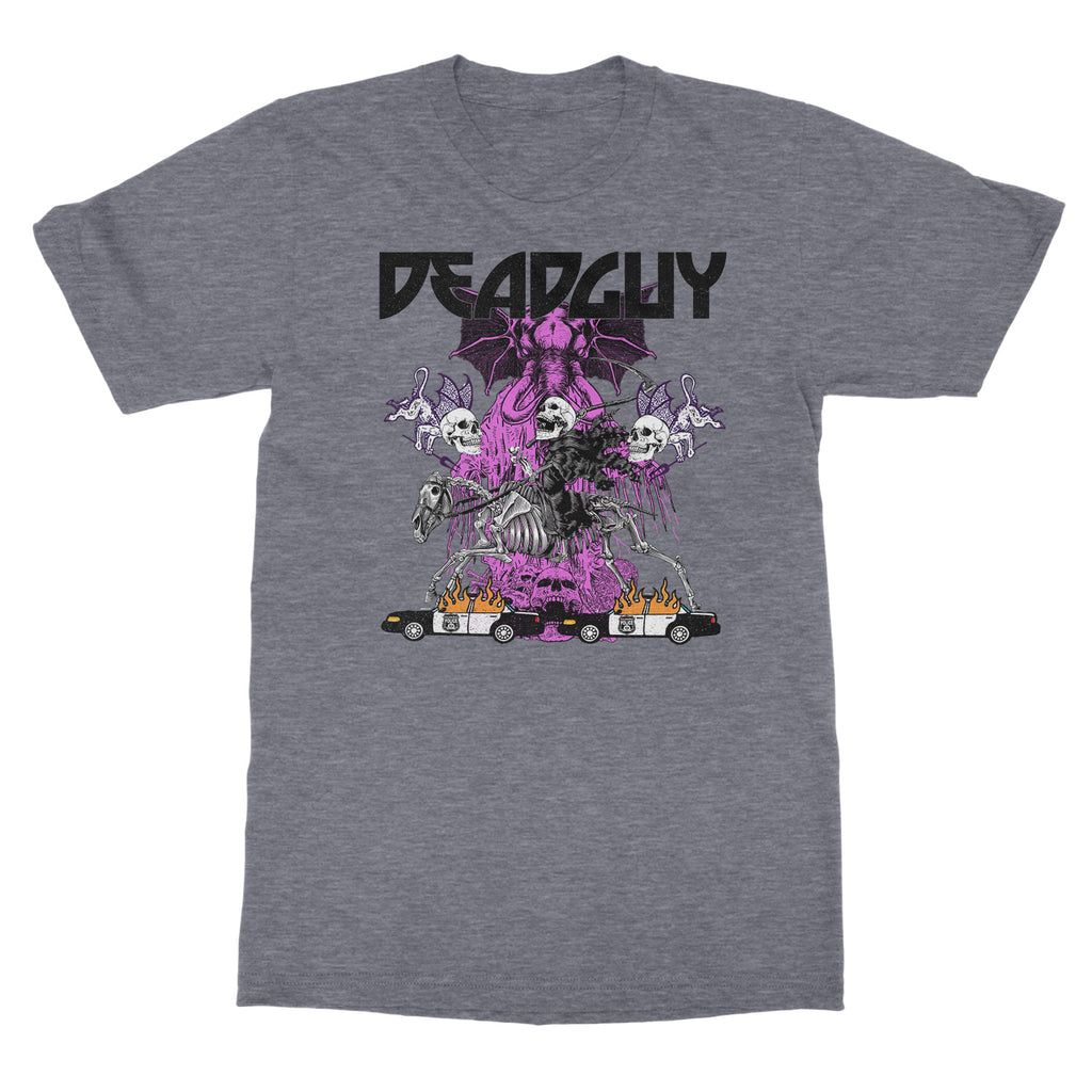 Pop Deadguy Band Graphic Cotton Tshirt Unisex Summer Short Sleeve Fashion Brand Tee Luxury Casual Vintage Retro Top