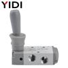 YIDI 4H21008 Pneumatikteil Handventil 4H210-08 Steuerung Kompressor 5-Wege 2-Port Schalter Anschlussstück Anschlussstück-Set