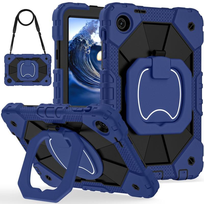 Shockproof Full Cover Case With Kickstand T-Mobile REVVL Tab 2 10.1 Inch Tablet - PC Material Multi-Angle Stand Anti-Bending