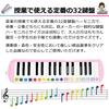 KC Kyoritz Melody Piano 32 Keys Sakura Name Label P3001-32K/SAKURA (Do-Re-Mi Labels, Cloth, Included)