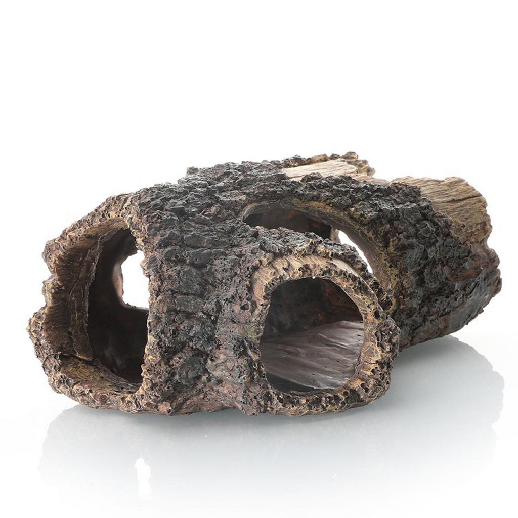 Vrak shnilého vědra. Potopené dřevo. Dům krevet. Krytý dům. Řemesla z pryskyřice. Dekorace akvária. Terénní úpravy akvárií