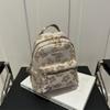 Flower fashion versatile casual bag niche gentle backpack going out bag is popular today
