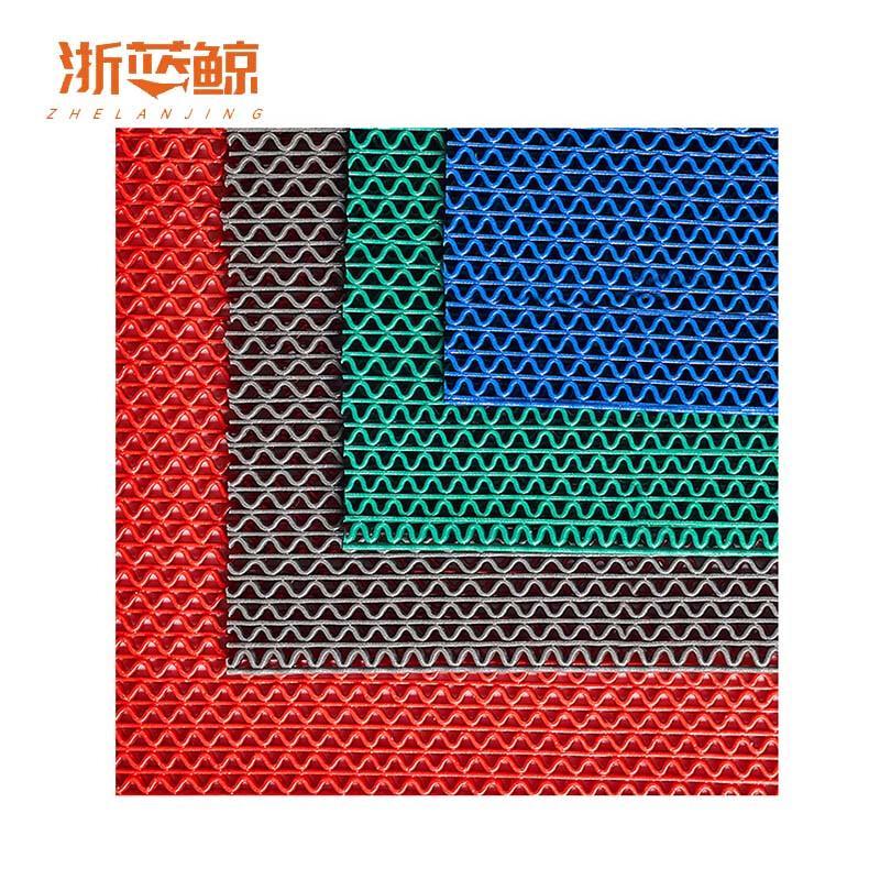 PVC Hollow Anti-slip Drainage Floor Mat 4.5mm Thick, 1.2m Width