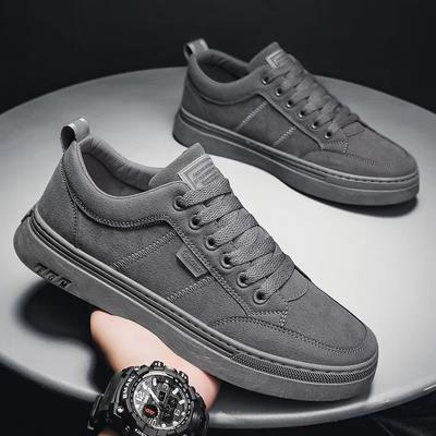 Herrenschuhe Frühling Arbeitsschutz Wasserdicht Vielseitig Lässige Arbeitsschuhe Dicksohlige Herren Board Schuhe 2025 Neue Ausgabe