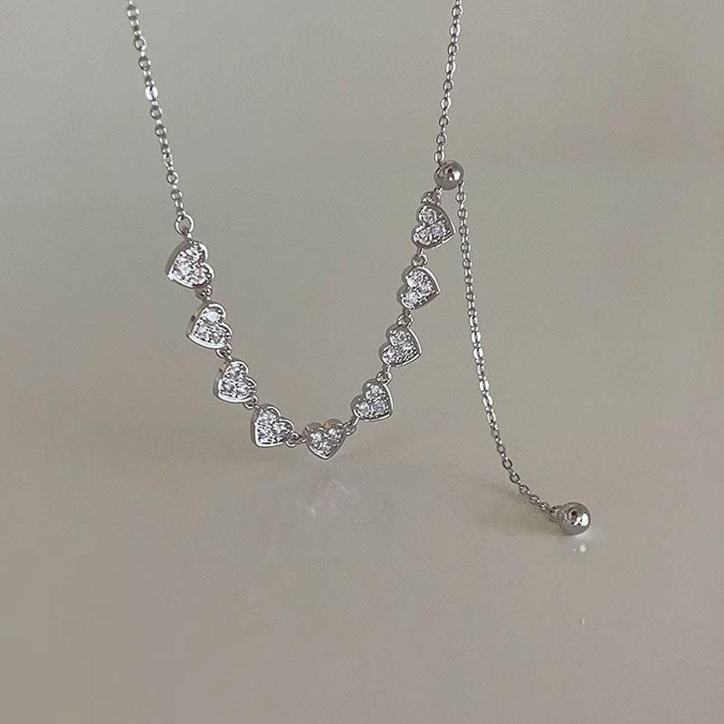 

Стильная кисточка, легкая, роскошная, высокого класса, ожерелье с цирконием Feeling Love, летняя новинка для женщин