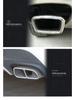 14-18 BMW X5 Dual Outlet Black Stainless Steel Exhaust Tailpipe Cover
