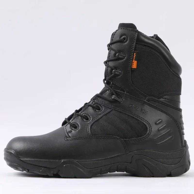 High Quality High Top Tactical Boots New Hiking Shoes Light Delta Combat Boots Special Force Outdoor Wear-resistant Desert Boots