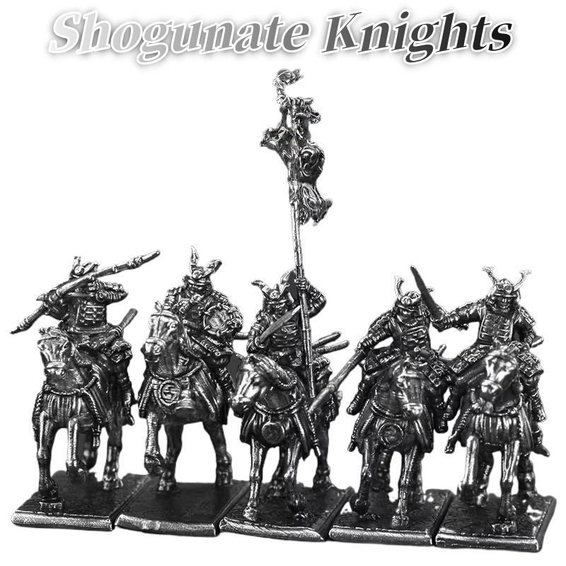 Metal Japanese Samurai Cavalry Warrior Model Wargame Miniature Tabletop Game Piece Car Home Decor Military Collection Figurine