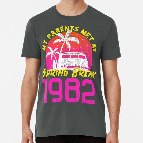 

Funny 1982 Birthday Shirt Spring Break T-Shirt S-5XL Best T-Shirt 2XL