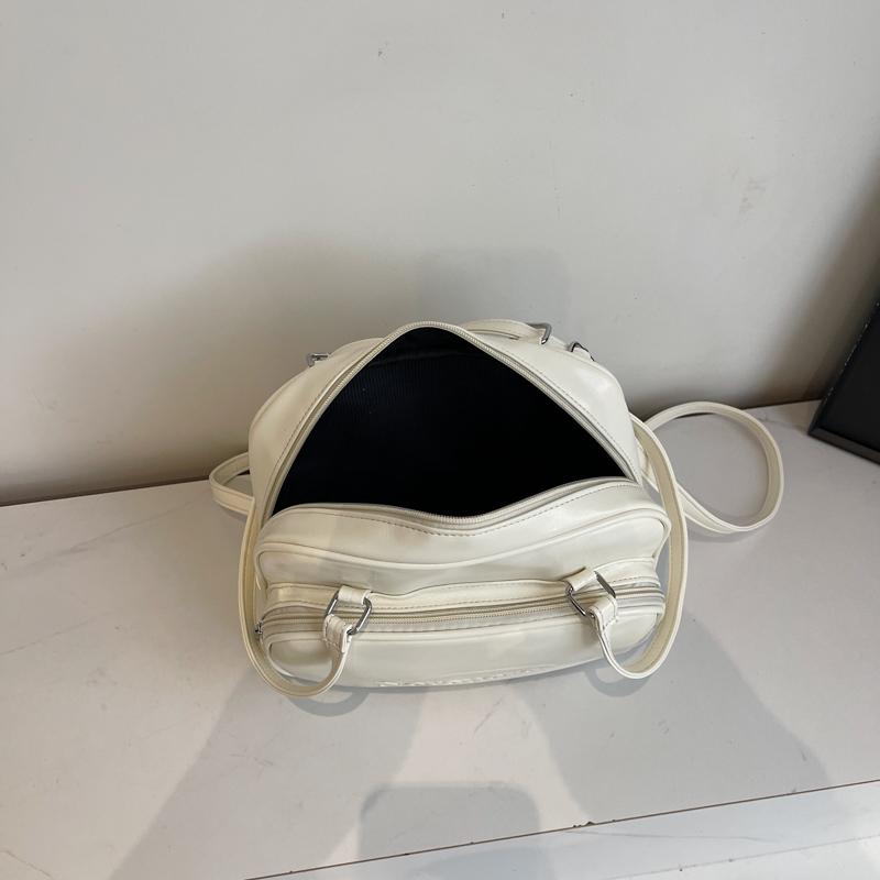 Women's College Backpack PU Multifunctional Shoulder Bag