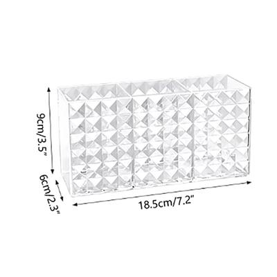 Transparente Lippenstift Kosmetik Make-Up Acryl Make-Up Pinsel Werkzeug Lagerung Box Fall Make-Up Pinsel Halter Tisch Veranstalter Make-Up-Tool