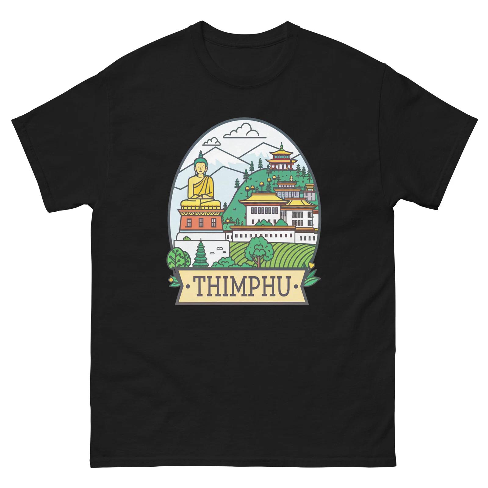 Thimphu World Travel Urban Area City T-Shirt 4XL