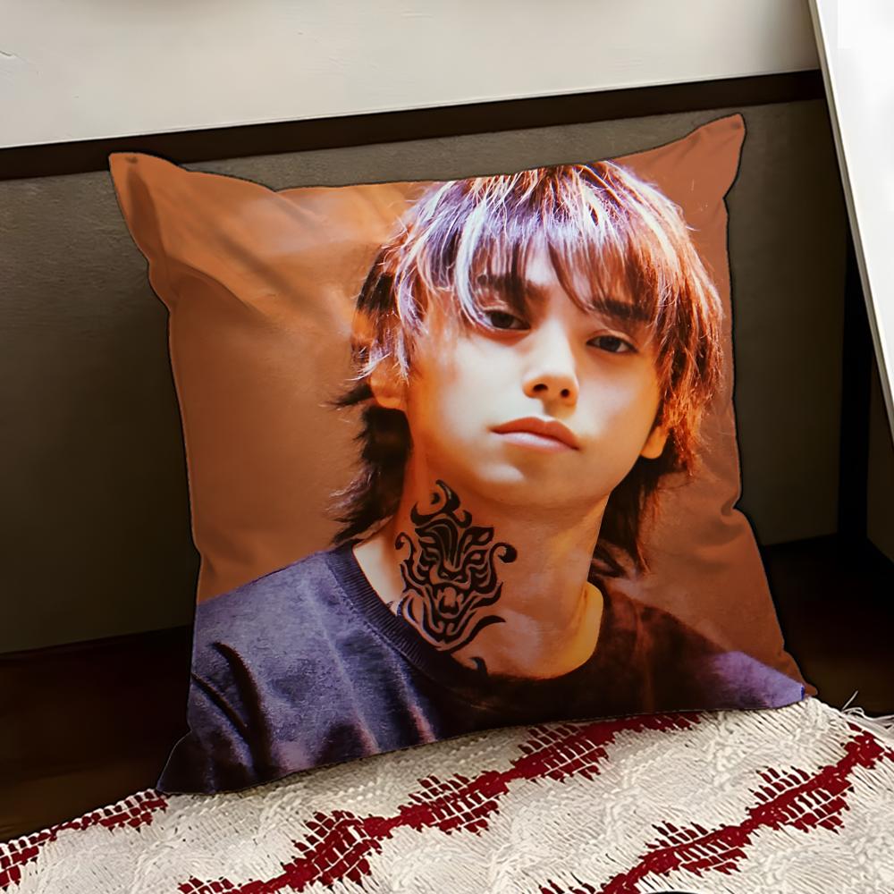 Actor NNijiro MMurakami Cushion Cover Reversible Soft Durable Pillow Cover Home Car MultiScene Use for Daily Comfort