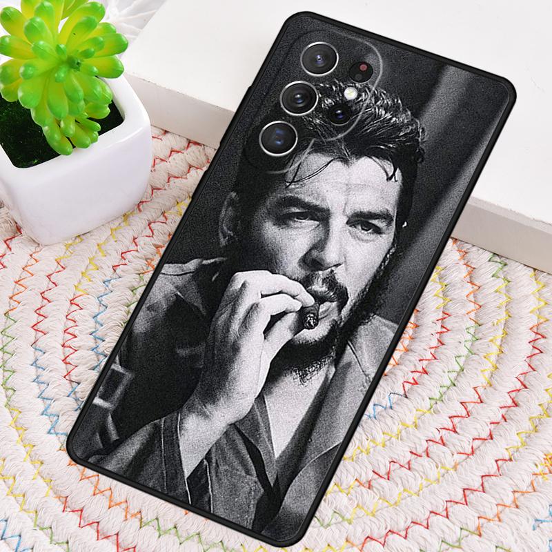 Che Guevara Smoking Cigar soft Phone Case for Samsung Galaxy note 10 pro S26 Ultra S23 S24 FE S25 S21 S22 PLUS shockproof Cove